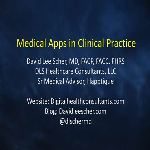 Medical apps in clinical practice