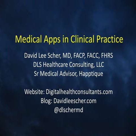 Medical apps in clinical practice