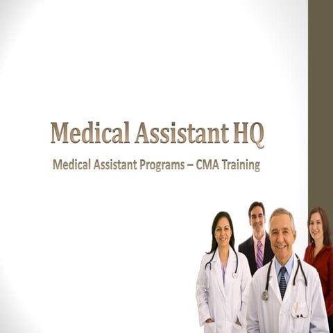 Medical assistant programs cma training