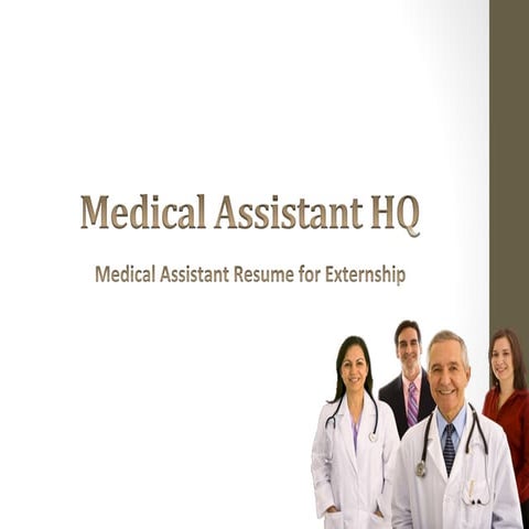 Medical Assistant Powerpoint | PPT