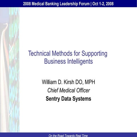 Medical Banking Leadership Forum