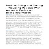 Medical billing and coding providing patients with accurate codes and ...