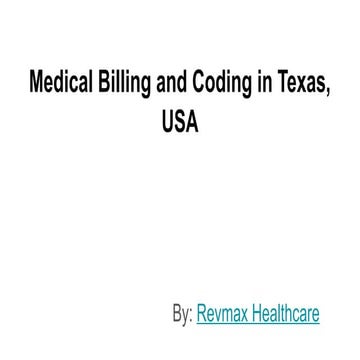 Medical Billing and Coding in Texas, USA.pptx