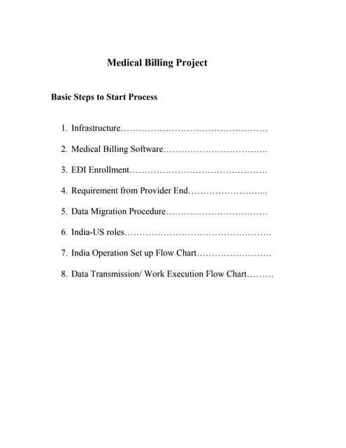 Medical Billing AR Manual | DOC