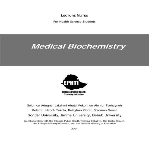 Medical biochemistry
