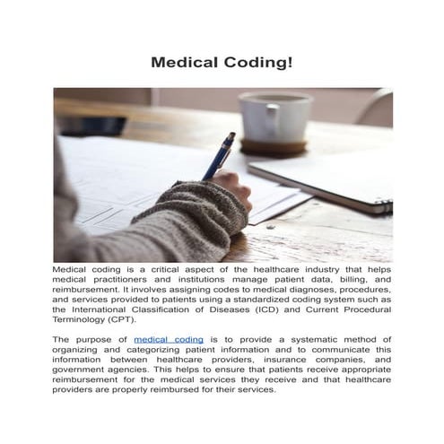 Medical Coding | PDF | Technology & Computing