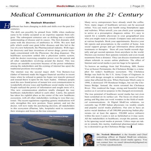 Medical communication in the 21st century