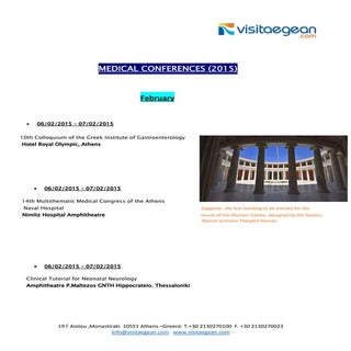 Medical congress in greece 2015