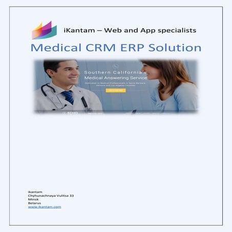 Medical CRM ERP Solution