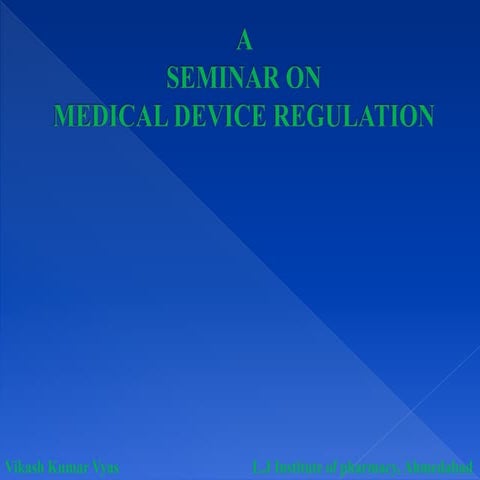 Medical device as per india and usa special reference with 510(k)