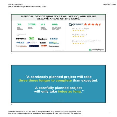 Medical Device Project Pitfalls and How to Avoid Them