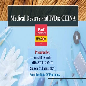 Medical devices CHINA 