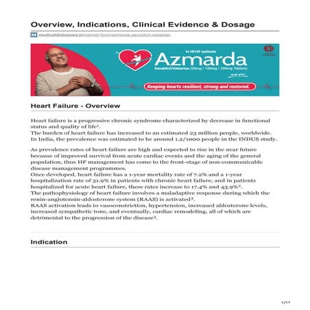 Azmarda: Indication, Composition, Dosage. | PDF