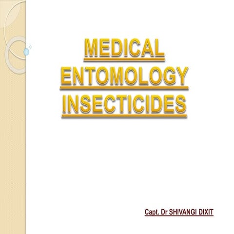 Medical entomology