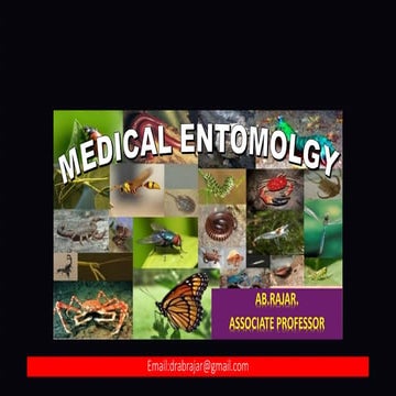 Medical entomology Lecture 