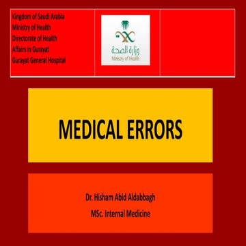Medical errors....