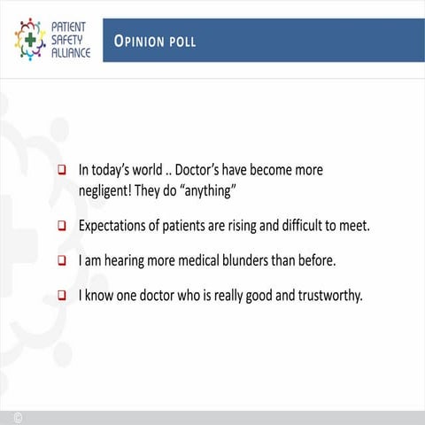 Medical errors why how