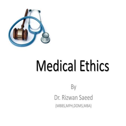 Medical ethics