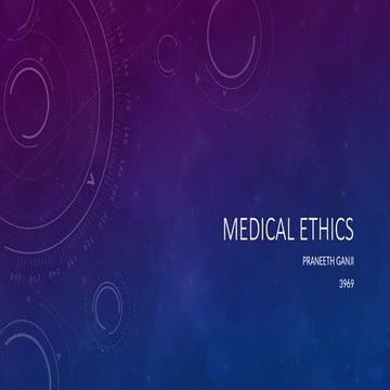 Power point presentation on Medical Ethics.pptx