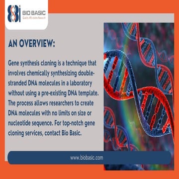 Expert Gene Synthesis Cloning | Top-Notch Gene Services | PDF