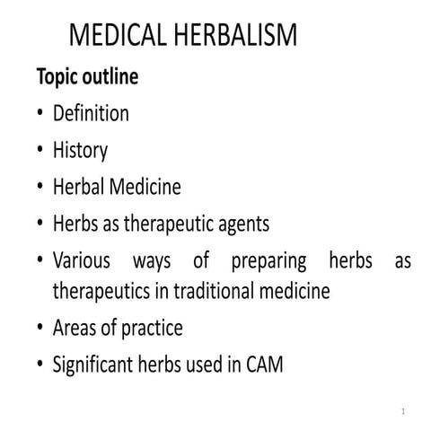 MEDICAL HERBALISM handout.pdf