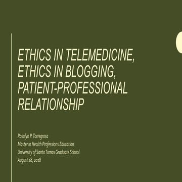 Ethics in social media