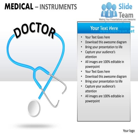 Medical instrument powerpoint presentation slides ppt templates