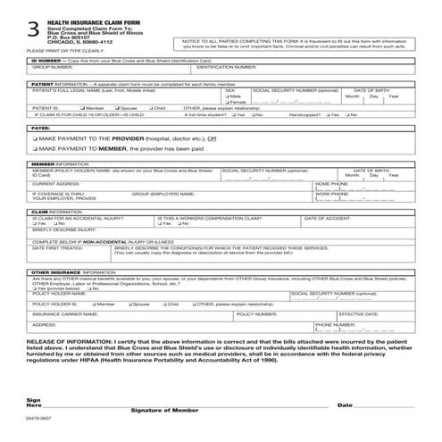 Medical Insurance Claims