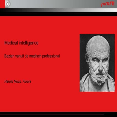 Medical Intelligence vanuit de medisch professional
