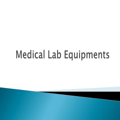 Medical lab equipments