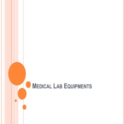 Medical lab equipments