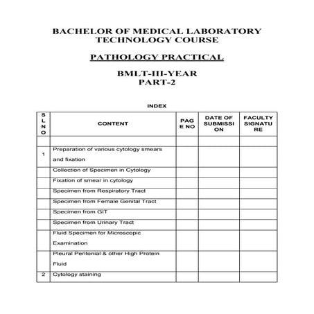 Medical laboratory technology-pathology_practical_record_RGUHS_III-Bsc-mlt-PA...