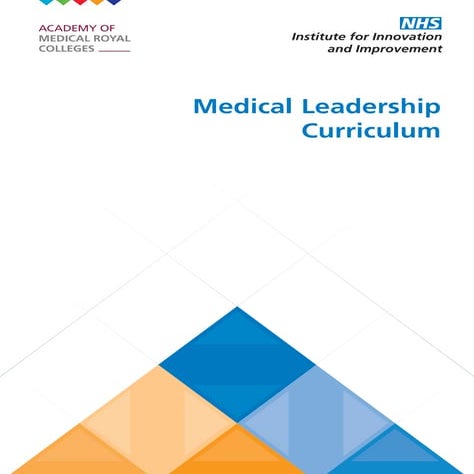 Medical leadership curriculum