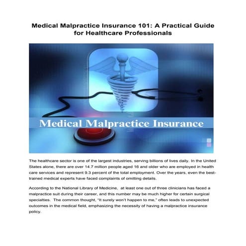Medical Malpractice Insurance 101_ A Practical Guide for Healthcare ...