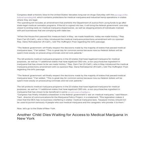 Medical marijuana is gaining acceptance