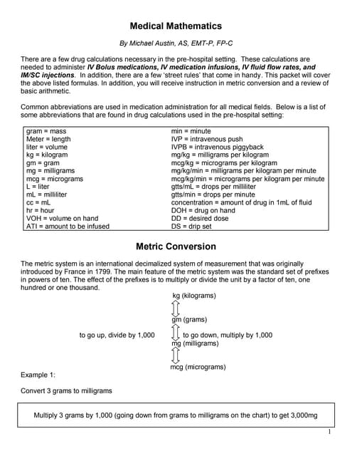 Drug dilutions & concentrations | PPTX