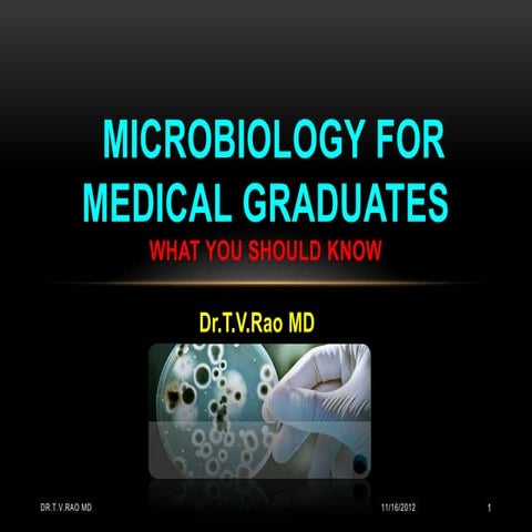 Microbiology for medical graduates