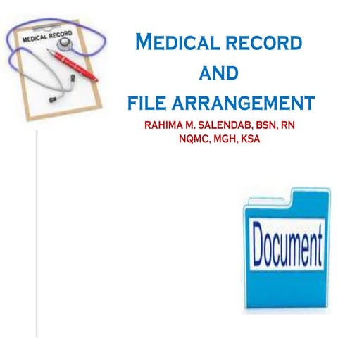 Medical record report | PPTX
