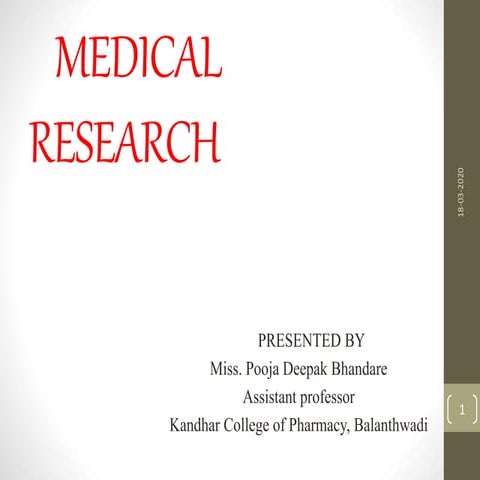 Medical research
