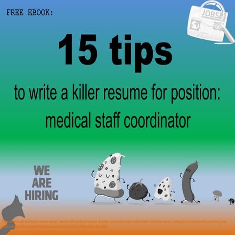 Medical staff coordinator resume sample pdf ebook free download