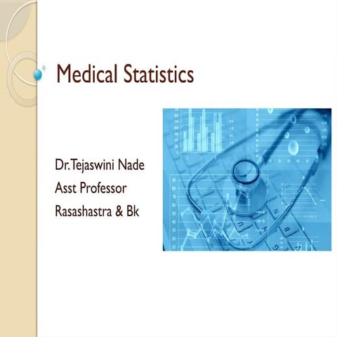 Comprehensive Overview of Medical Statistics and Its Applications in ...