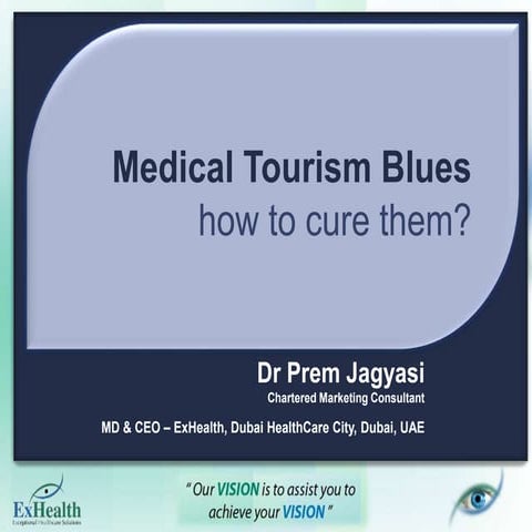Medical tourism blues and how to cure them by dr prem jagyasi