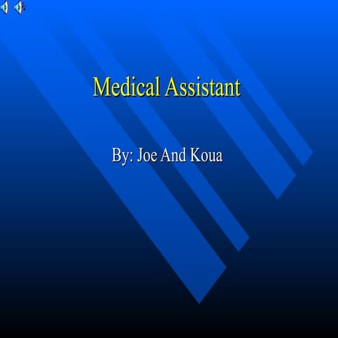 Medical Assistant Powerpoint | PPT