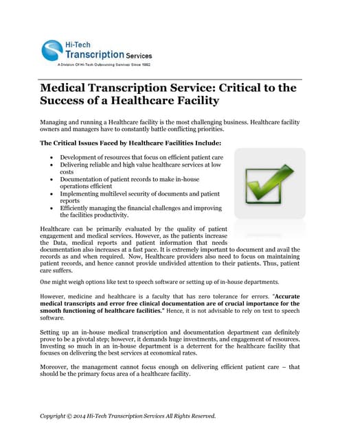 Get Clinical Notes on Time with Accurate Documentation | PPSX