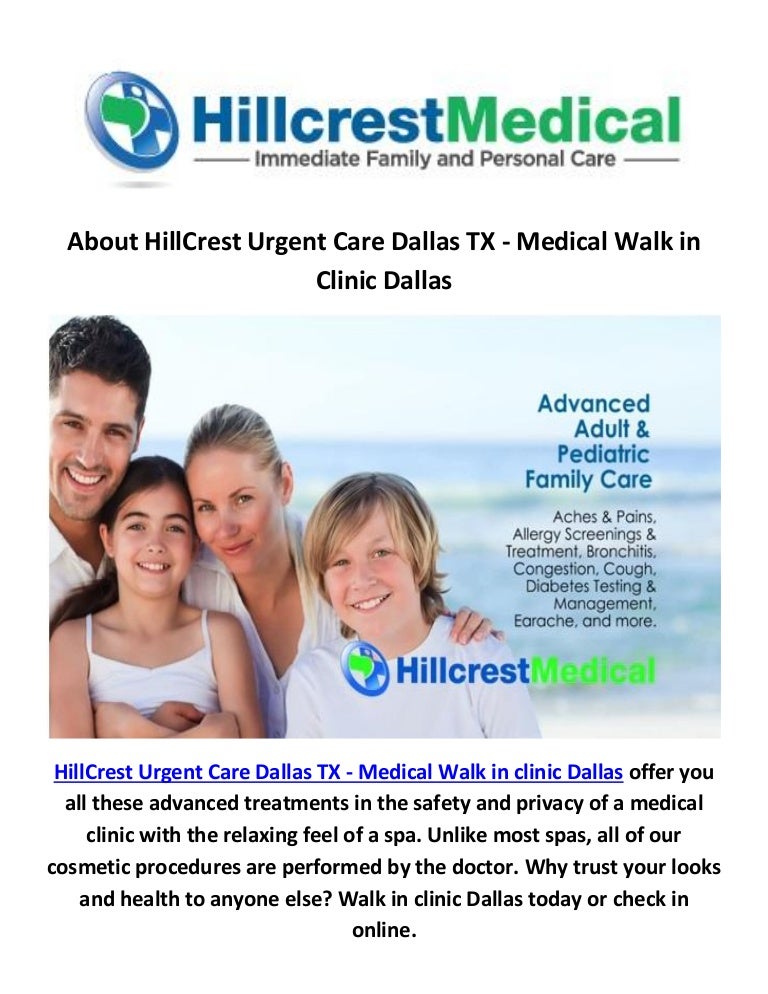 Medical Walk in Clinic Dallas 2143683800