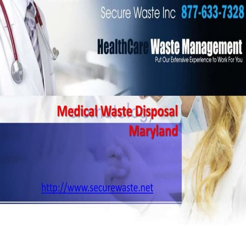 Medical waste disposal | PPTX | Healthcare Industry | Industries