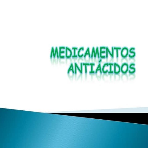Medicamentos antiácidos