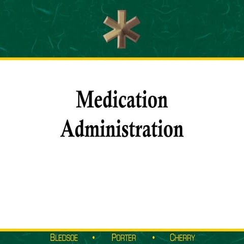 Medication administration part 2