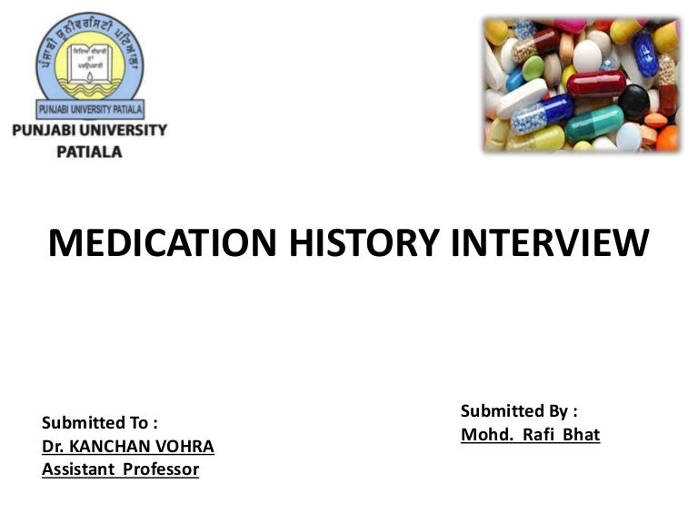 medication-history-interview