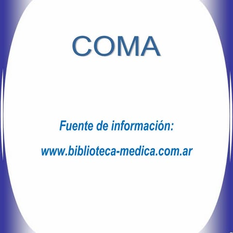 Coma neurologico. | PPTX